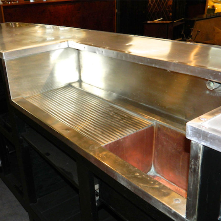 French Art Deco Zinc Bar, beautifully restored!!! Sold Items Bars