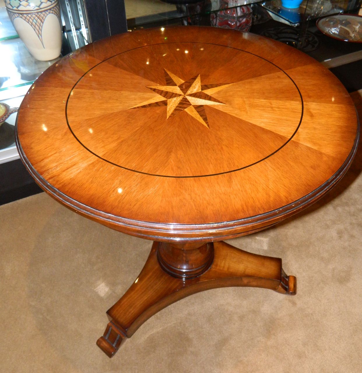 Unique Art Deco French style classic entry table circa 1930′s Small