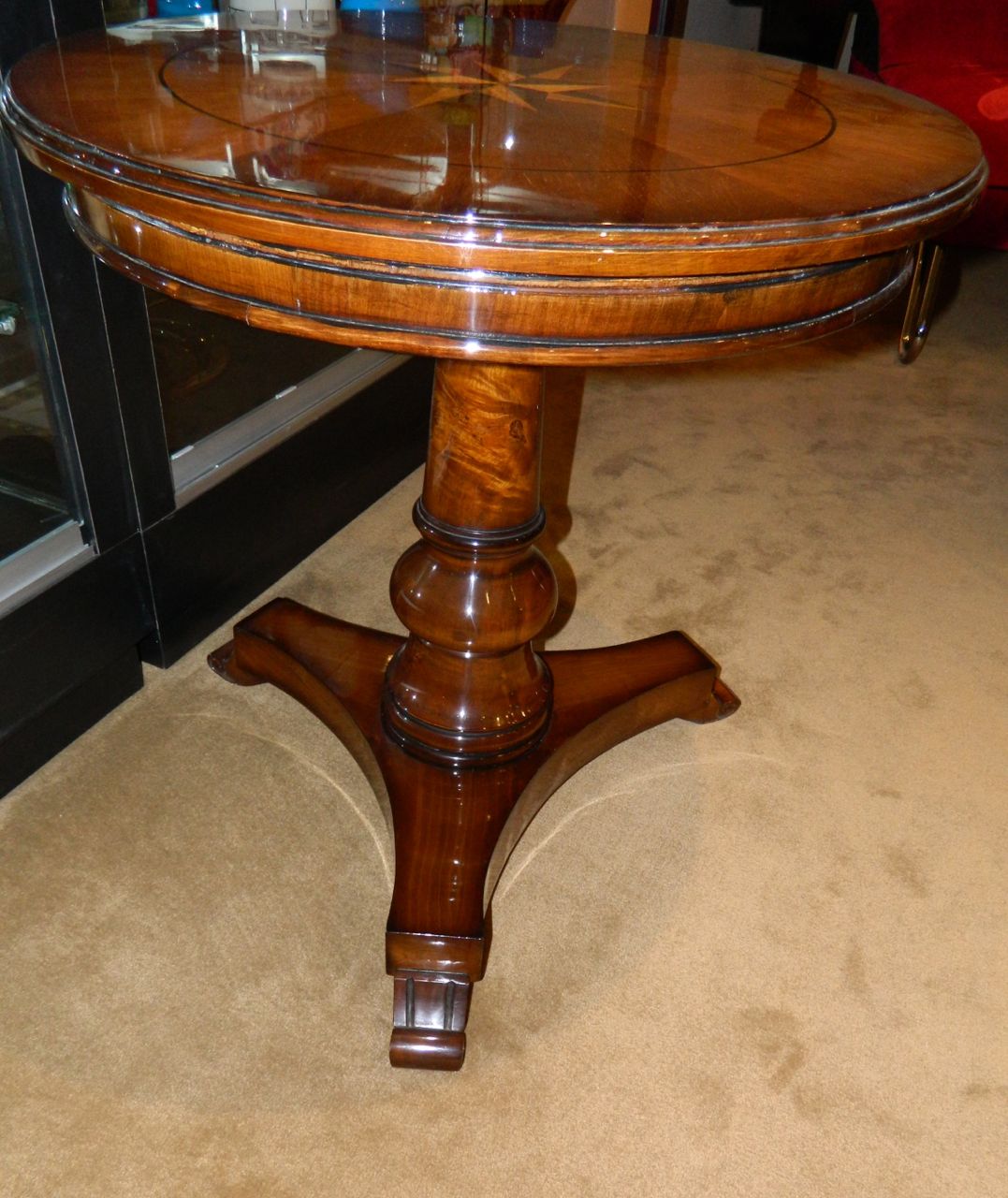 Unique Art Deco French style classic entry table circa 1930′s Small