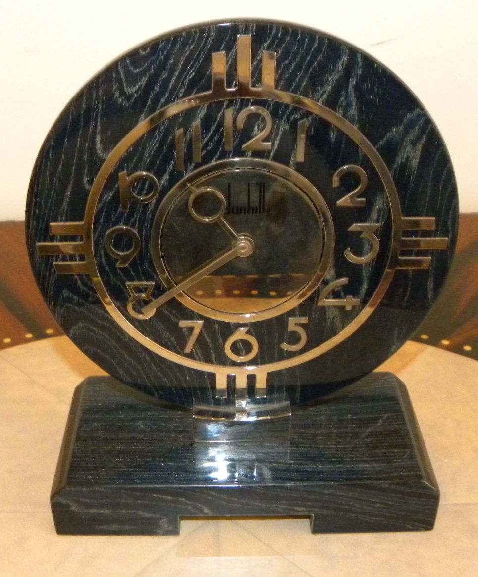 Dunhill Limited Edition Desktop Art Deco Clock with case Sold Items