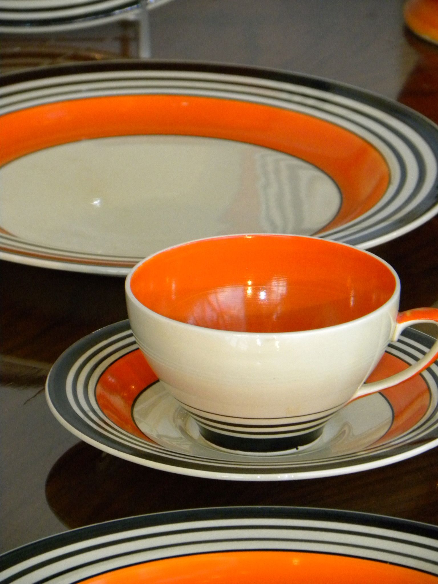 Susie Cooper Art Deco Tableware Dishes extremely rare, Tango Pattern
