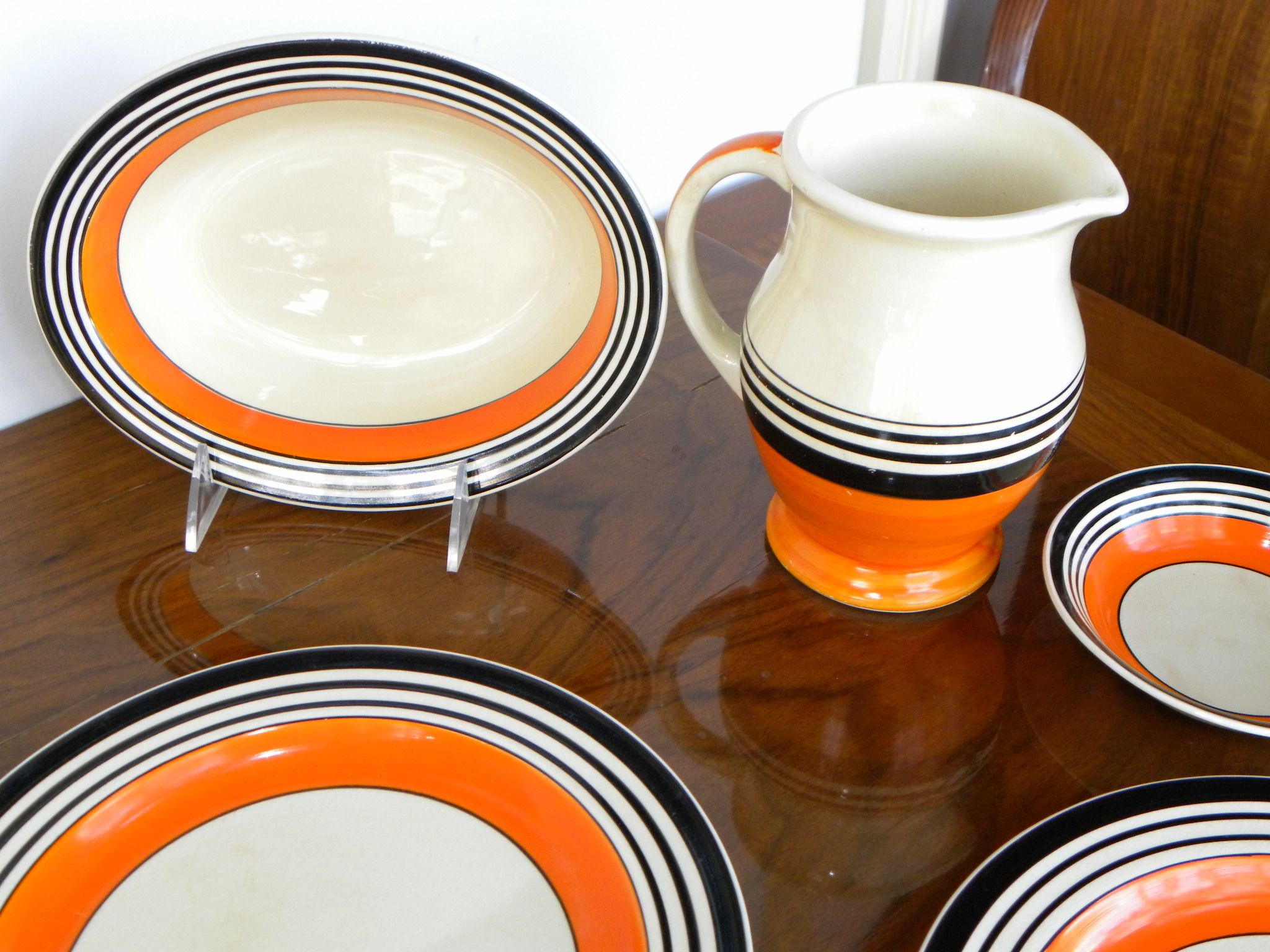 Susie Cooper Art Deco Tableware Dishes extremely rare, Tango Pattern