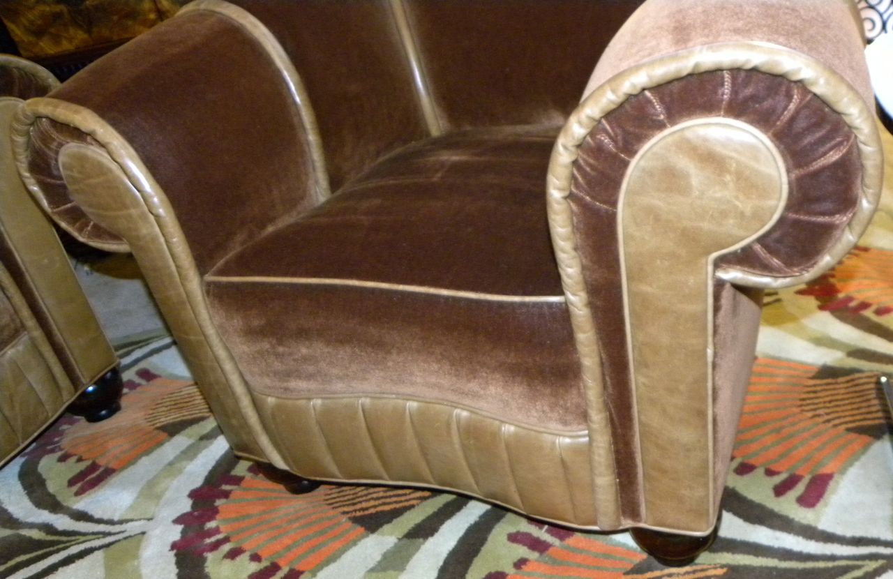 Glamorous Art Deco Sofa & Chair Suite Seating Items Art Deco Collection