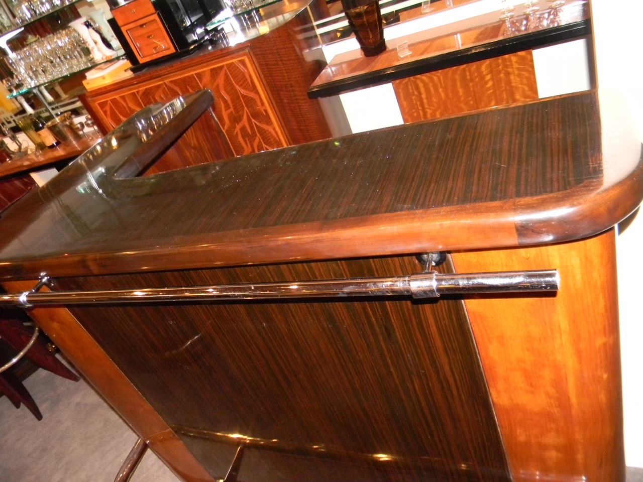 Art Deco L Shaped Stand behind Bar Bars Art Deco Collection