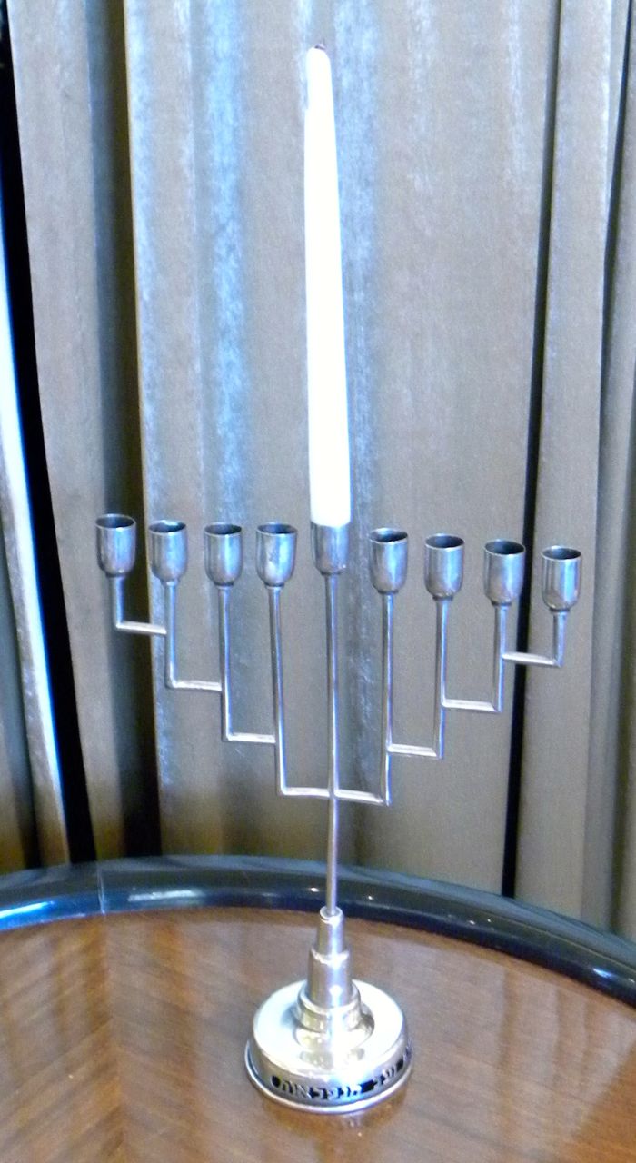 Vintage Bier Sterling Silver Menorah Hanukkah Lamp Sold Items