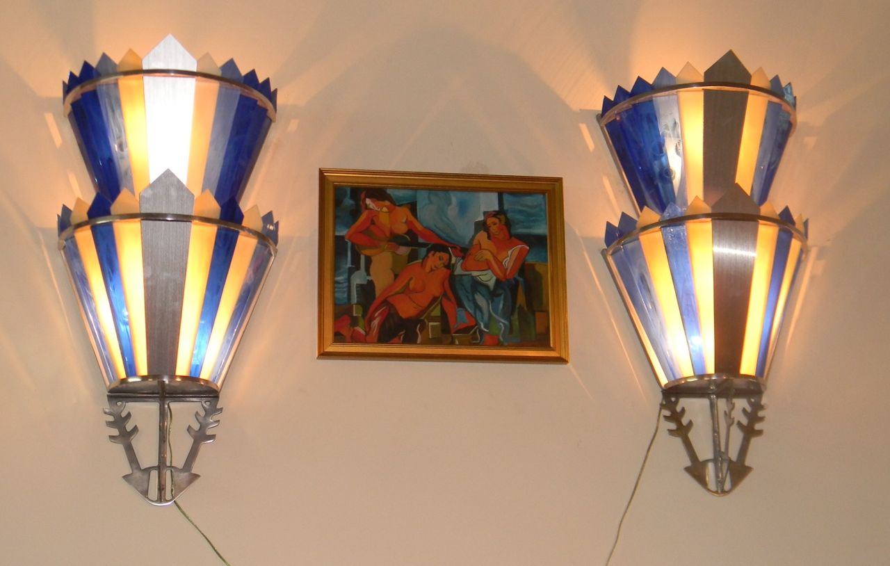 Art Deco Movie Theater Light Sconces Vanity Ballroom Sconces Art