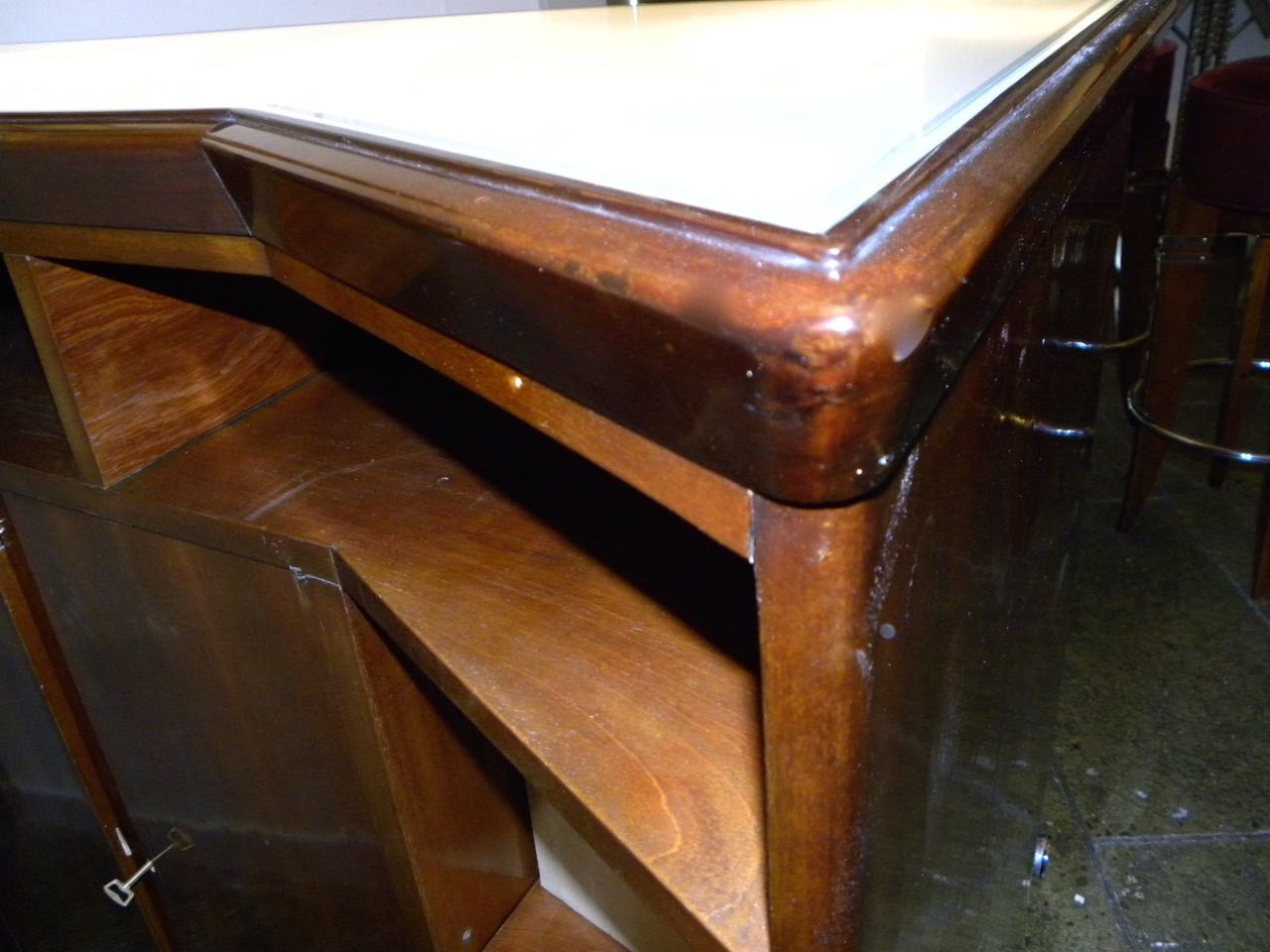 Dramatic Art Deco Bar with LightUp Top Bars Art Deco Collection