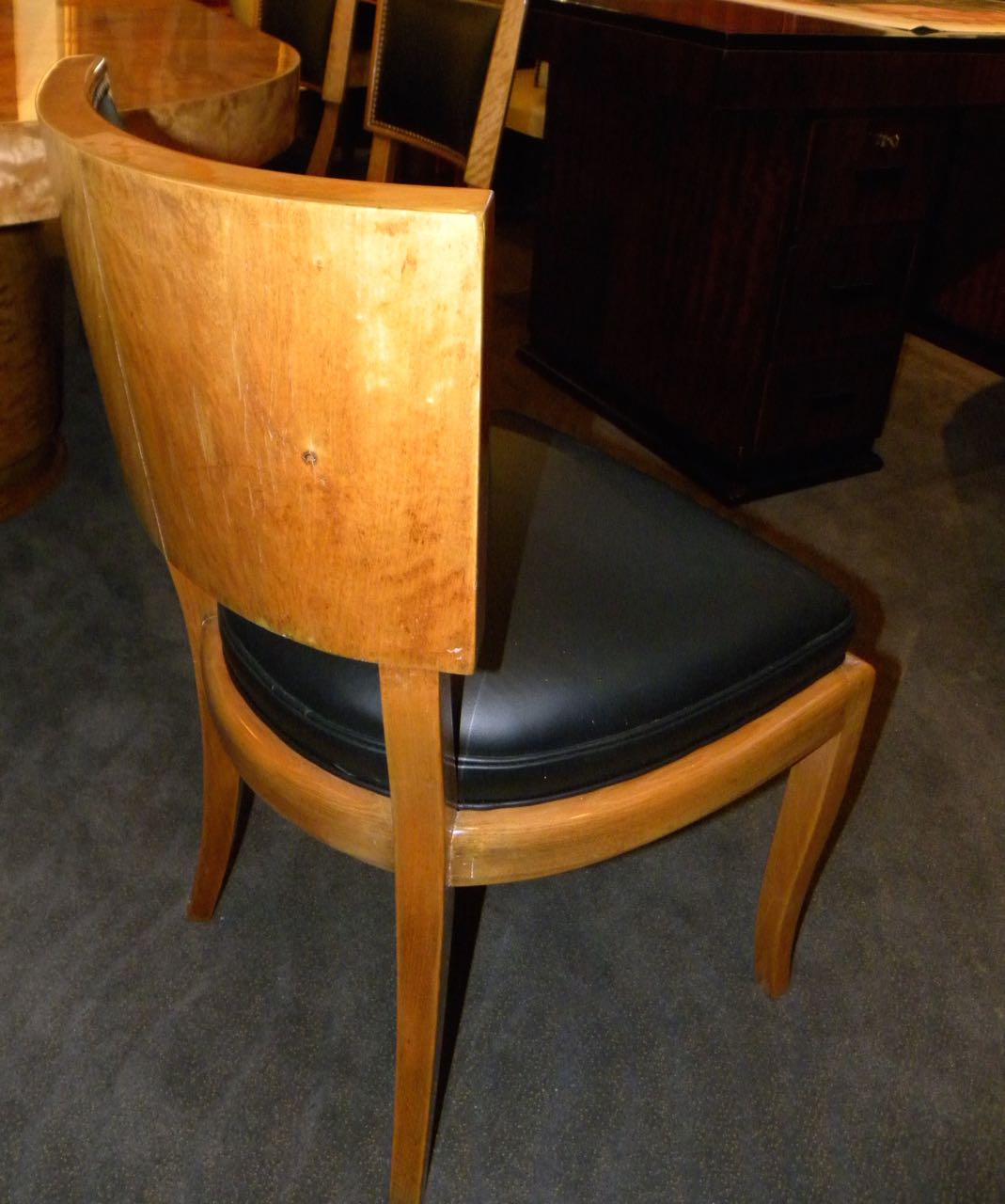 Art Deco Round Mid Century Dining table and chairs Dining Room Art