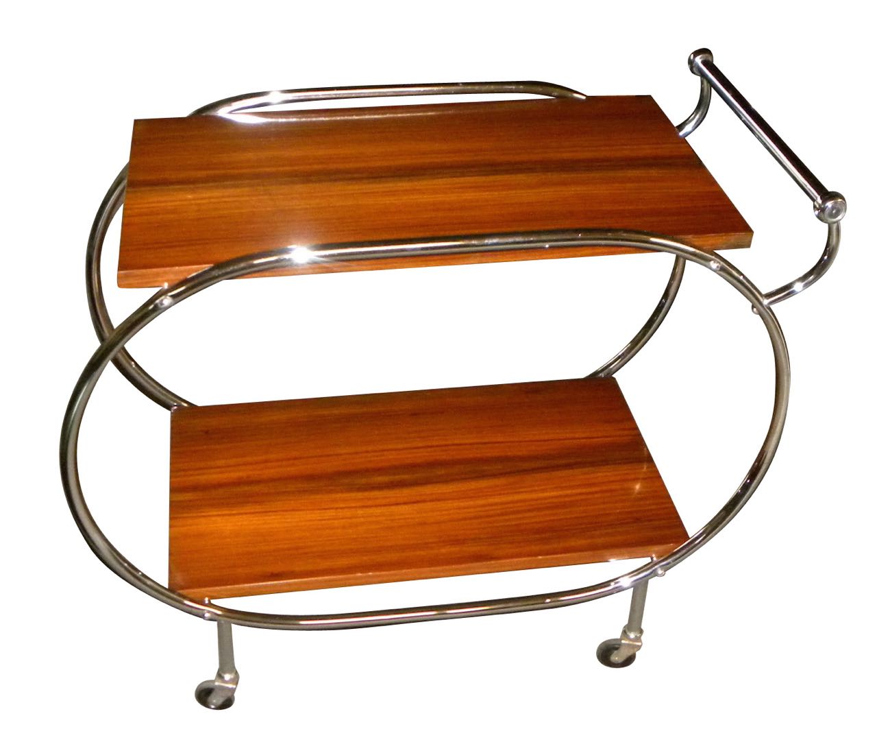Art Deco Rolling Bar Cart Restored Bars Art Deco Collection