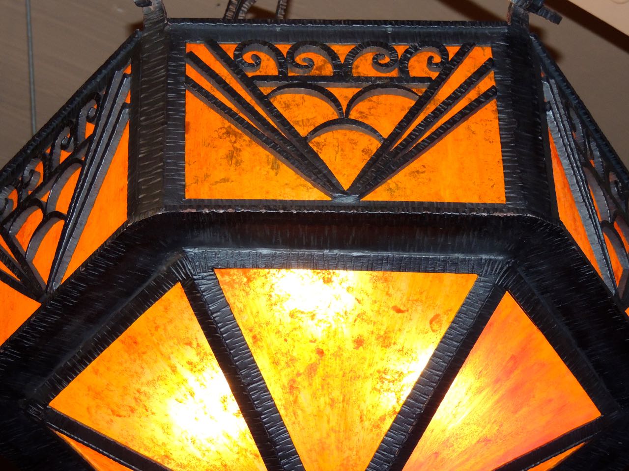 Ironwork Chandelier Art Deco Arts and Crafts Chandeliers Art Deco Collection