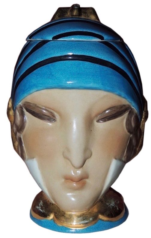 Ceramics and Glass for Sale Art Deco Masks and Figurines Art Deco