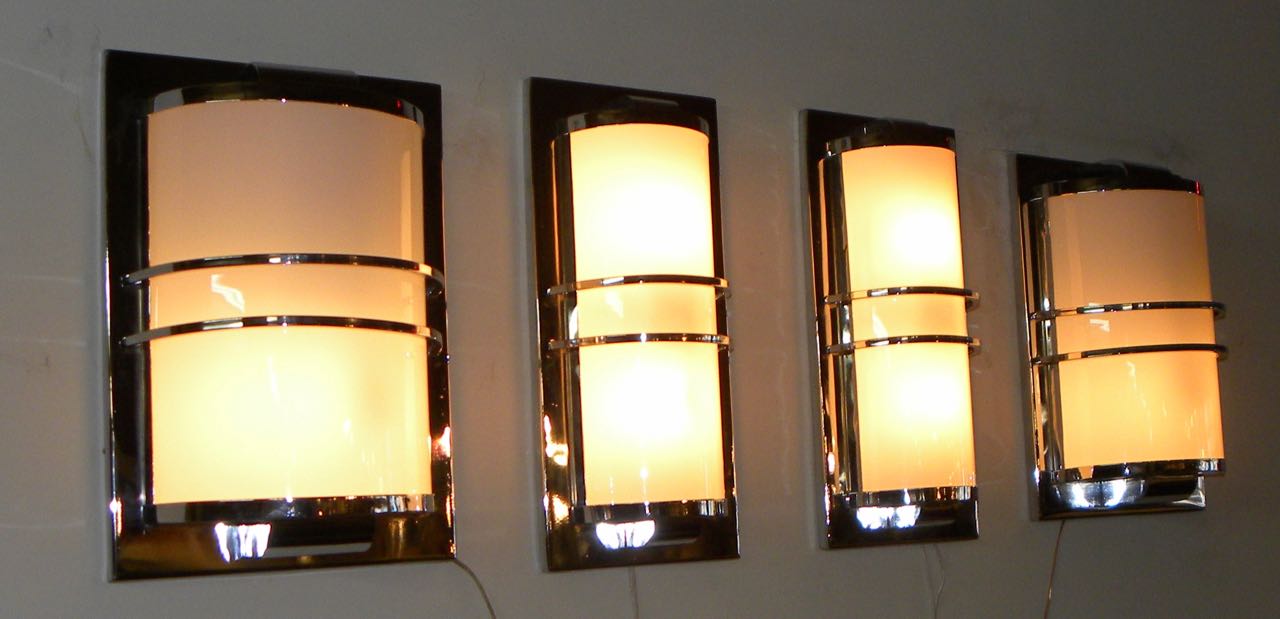 Custom Art Deco Sconces Modernist Design Sold Items Chandeliers Art