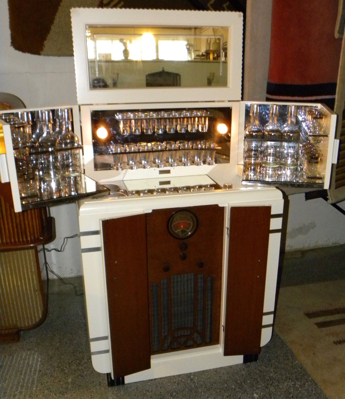 Rare Art Deco Philco Radio Bar Bars Art Deco Collection