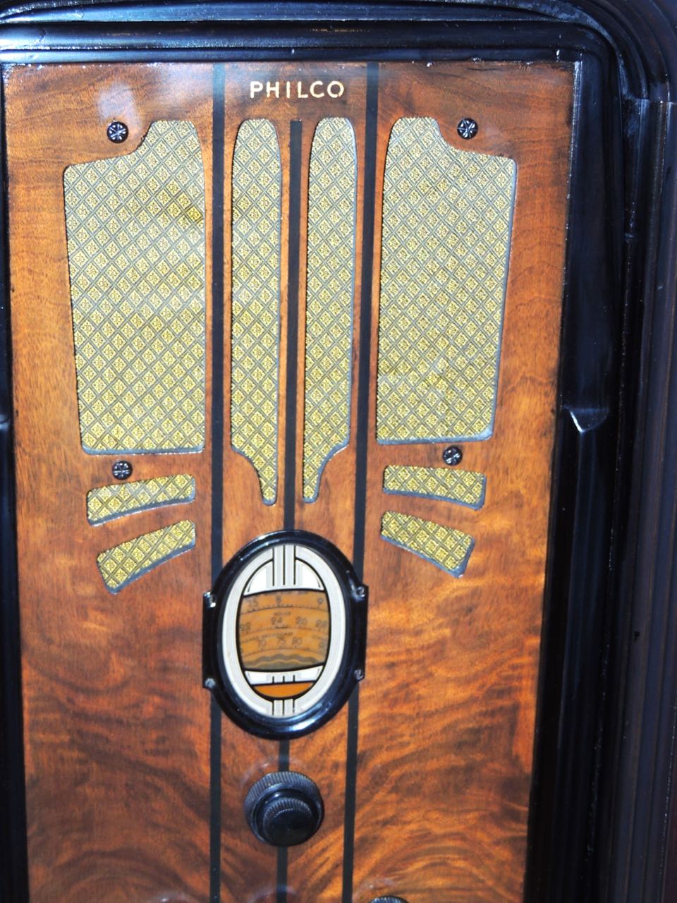 Philco Art Deco Complete Radio Bar Bars Art Deco Collection