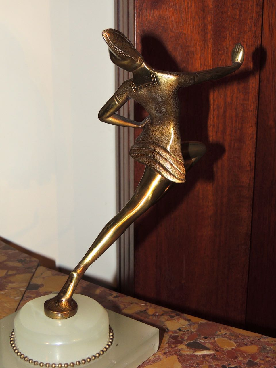 Art Deco Dancing Woman Sculpture Style of Hagenauer Statues Art