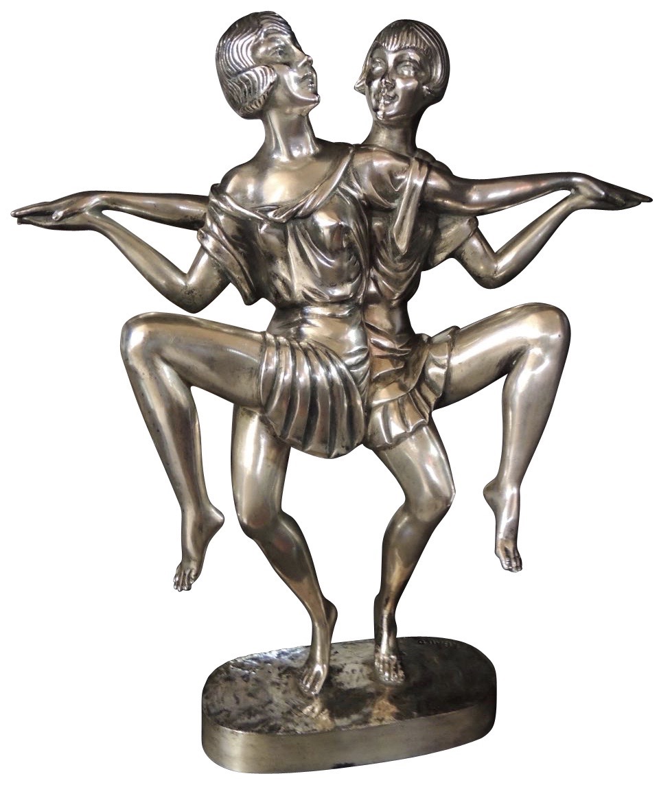 List 97+ Pictures Where Can You Find This Pair Of Art Deco Statues Full