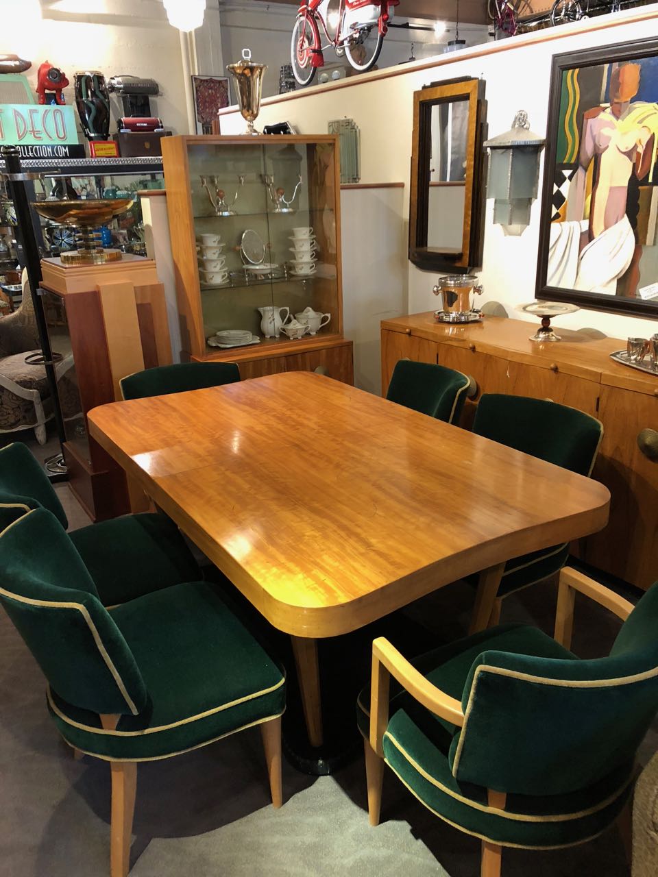 Gilbert Rohde Art Deco "Paldao" Dining Room Set for Herman Miller 10