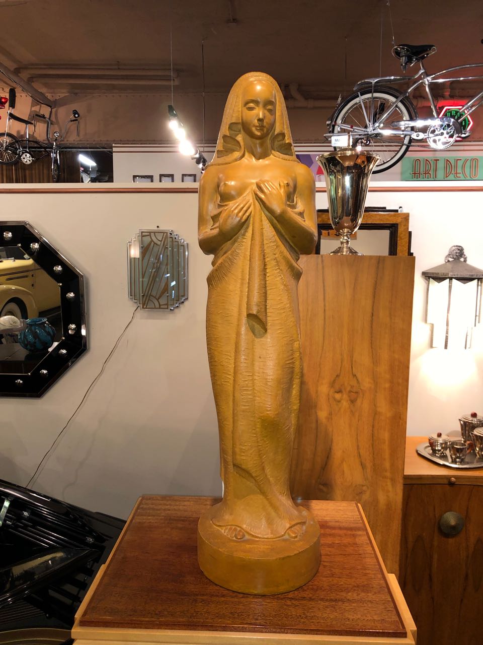 Jan Anteunis Art Deco Female Statue Belgian Sculptor Statues Art