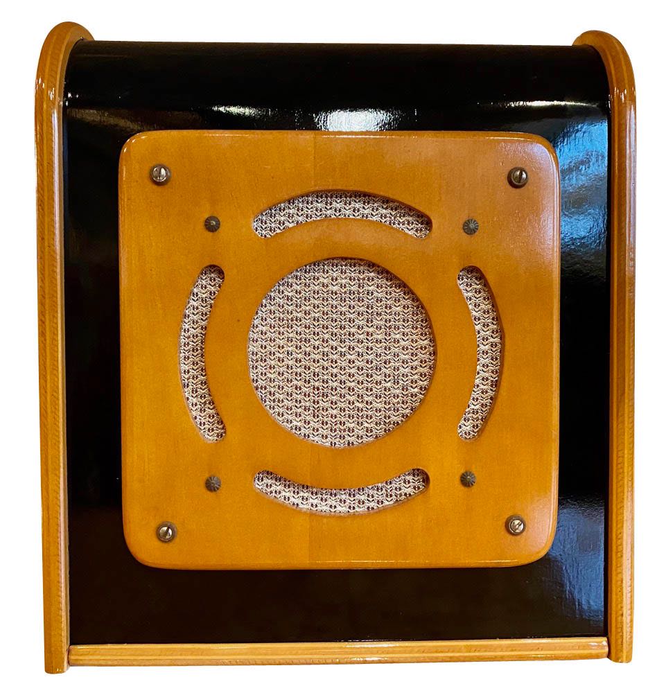 Bluetooth Speaker in Vintage Art Deco Cabinet Restored | Radios | Art