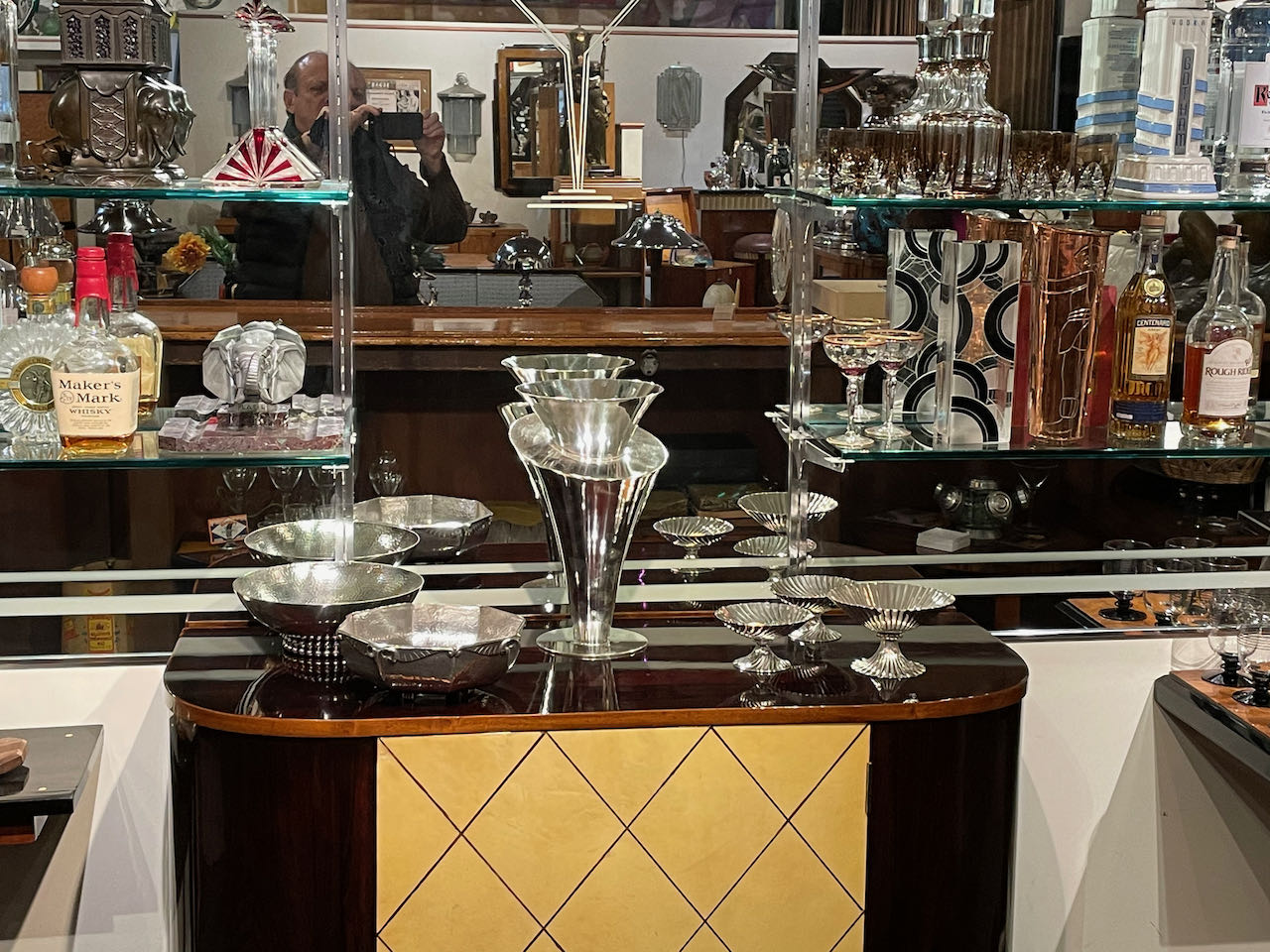 French Art Deco Modernist Vase by Maison Desny Tableware Art Deco