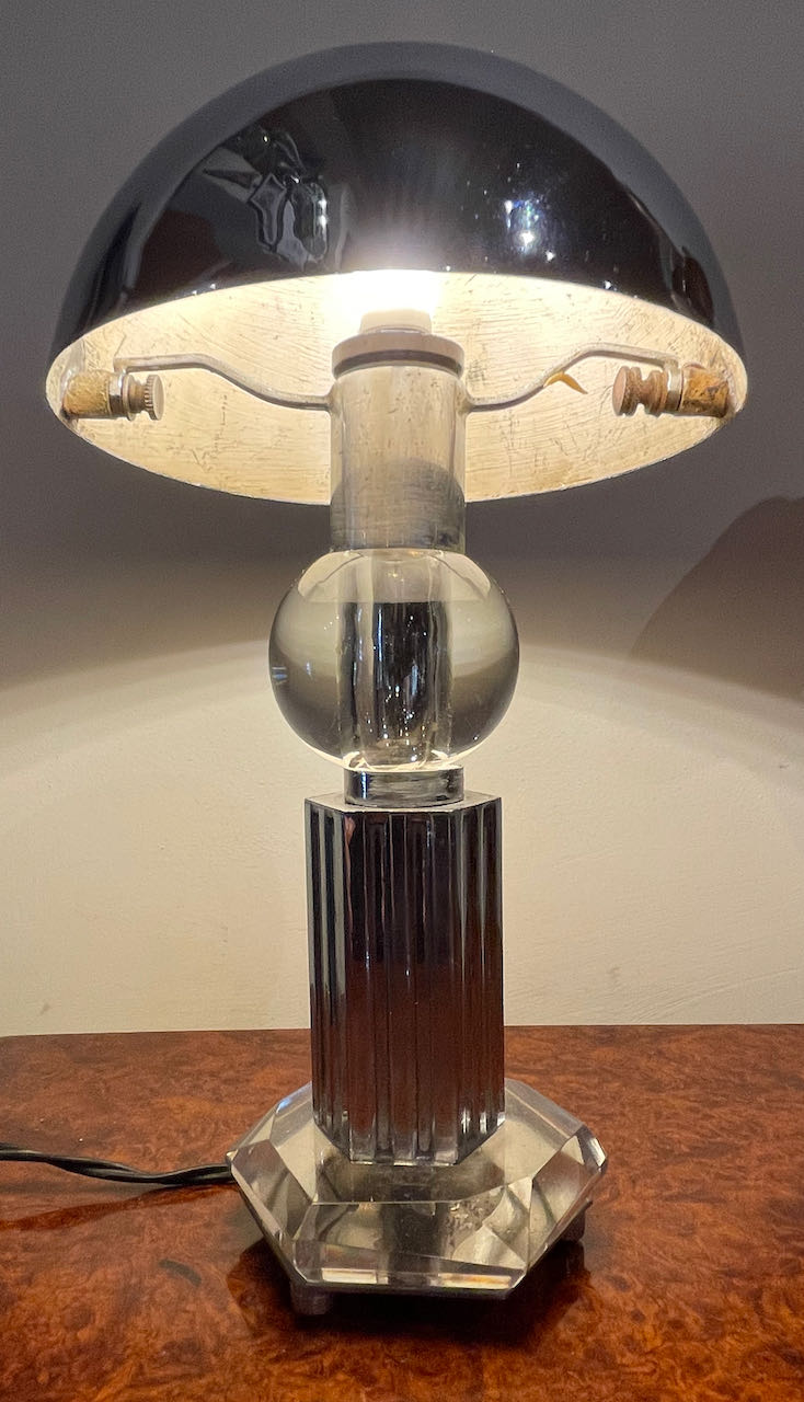 French Art Deco Machine Age Art Deco Table Lamp Sold Items