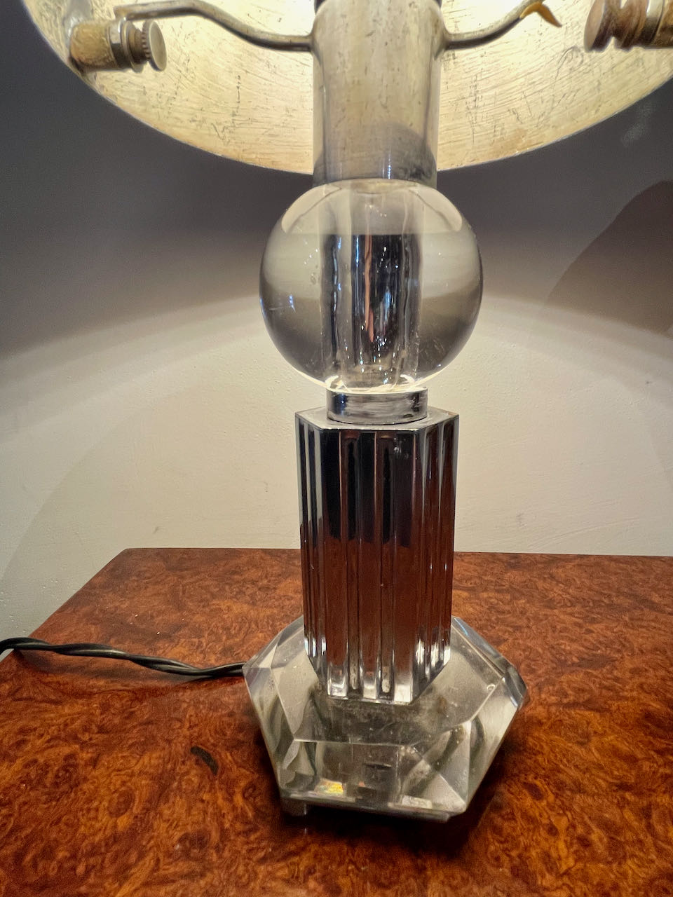 French Art Deco Machine Age Art Deco Table Lamp Sold Items