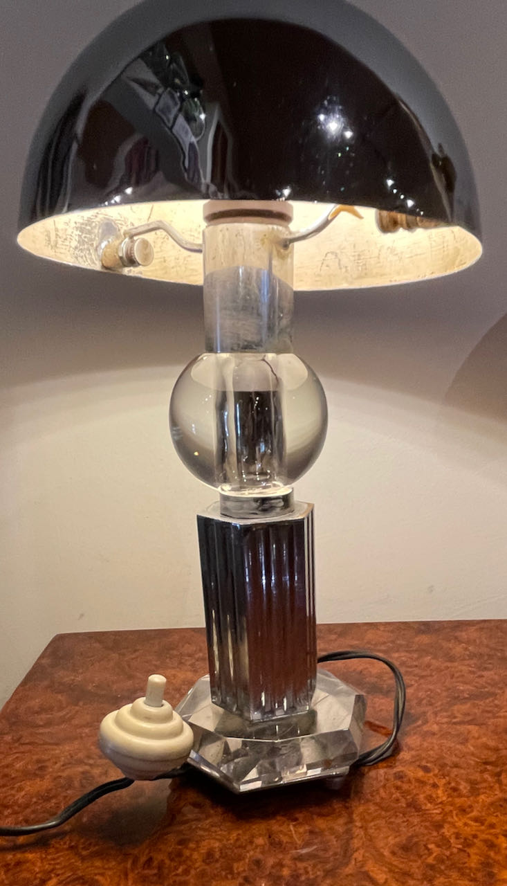 French Art Deco Machine Age Art Deco Table Lamp Sold Items