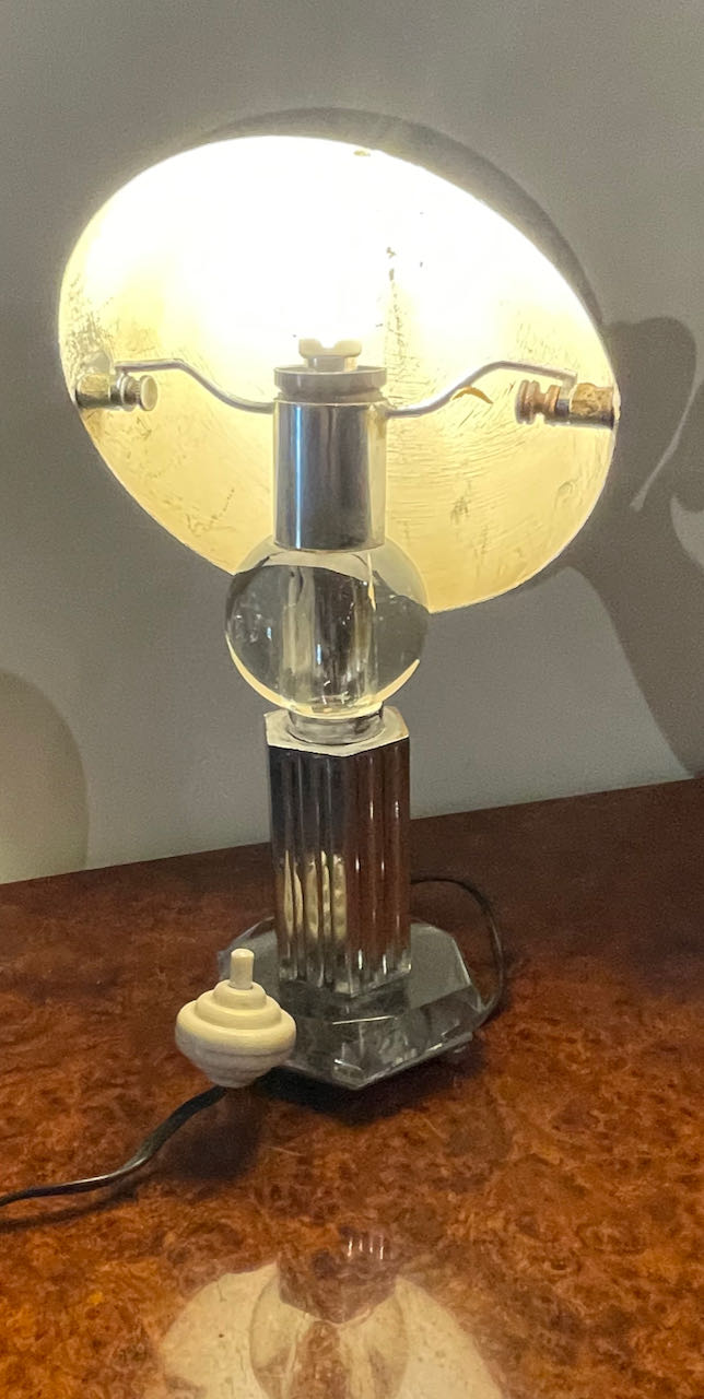French Art Deco Machine Age Art Deco Table Lamp Sold Items