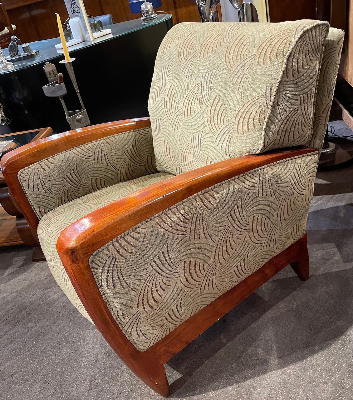 Art Deco Style Club Chairs Seating Items Art Deco Collection