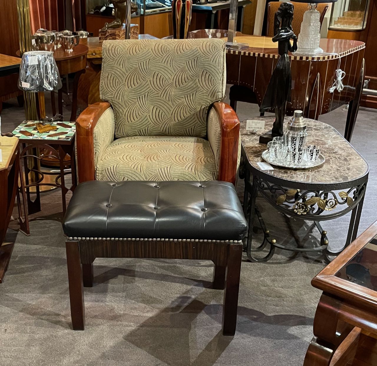 Art Deco Style Club Chairs Seating Items Art Deco Collection