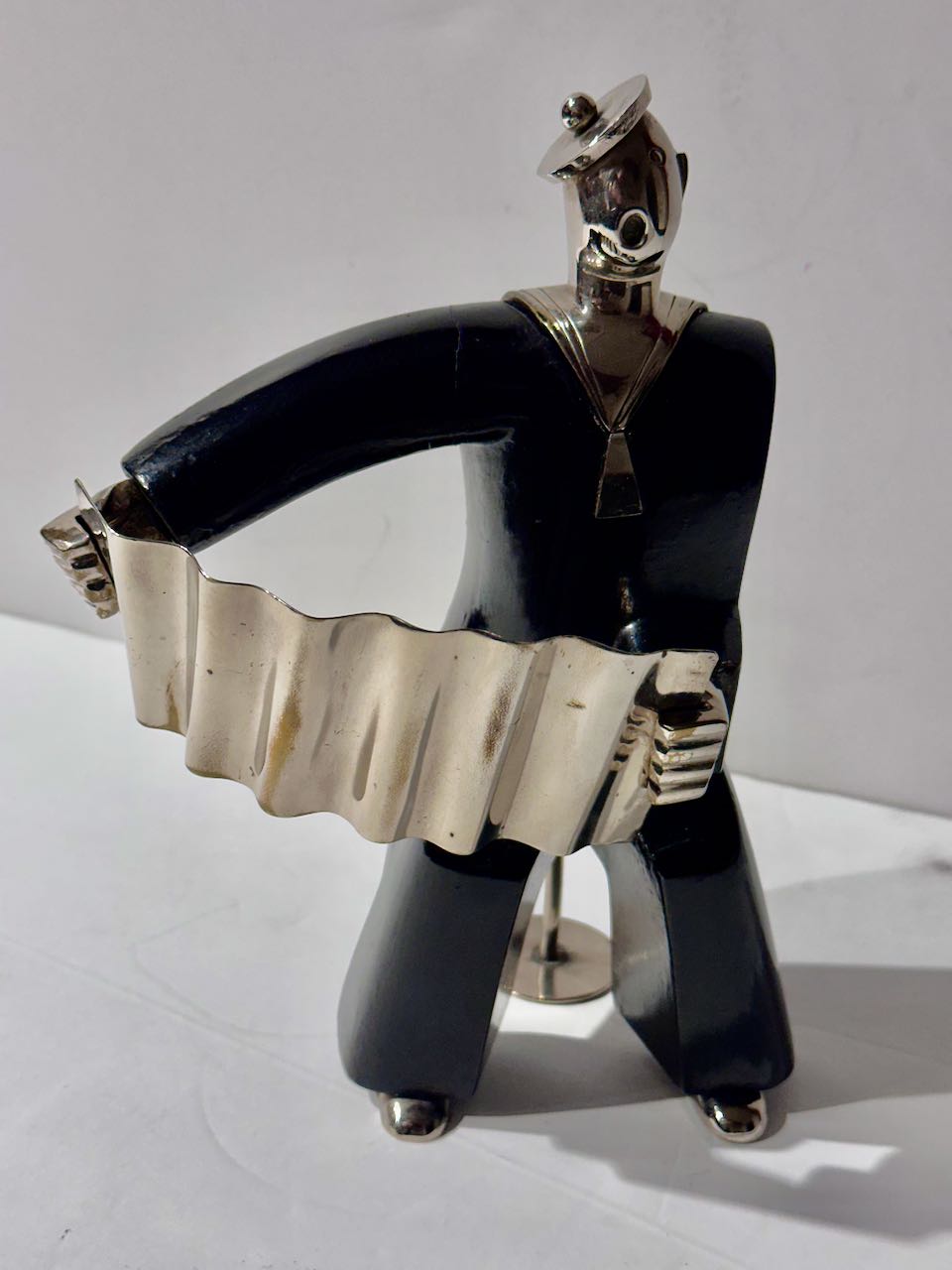 Karl Hagenauer Accordionist Austria 1930s Art Deco Statues Art Deco