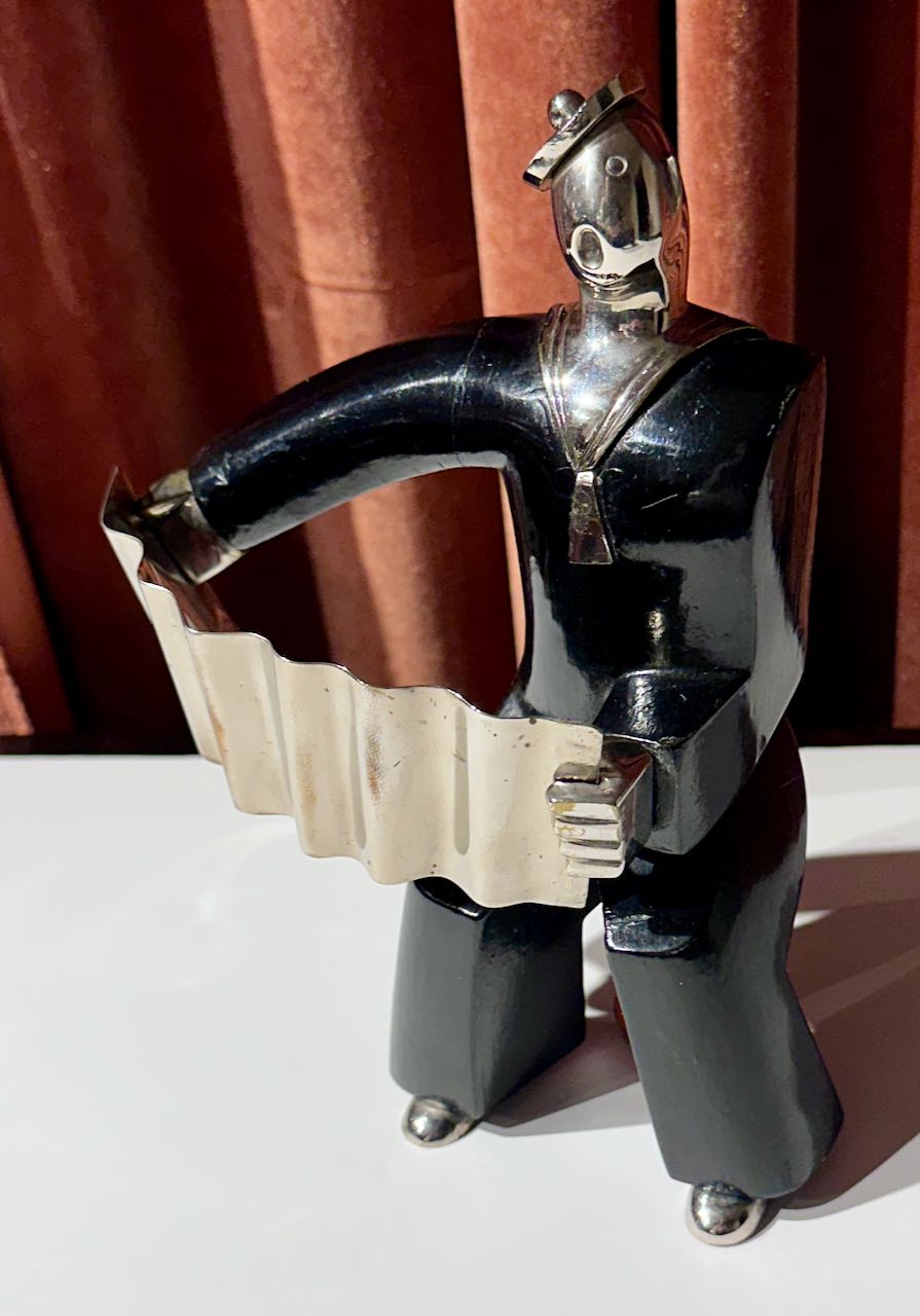 Karl Hagenauer Accordionist Austria 1930s Art Deco Statues Art Deco