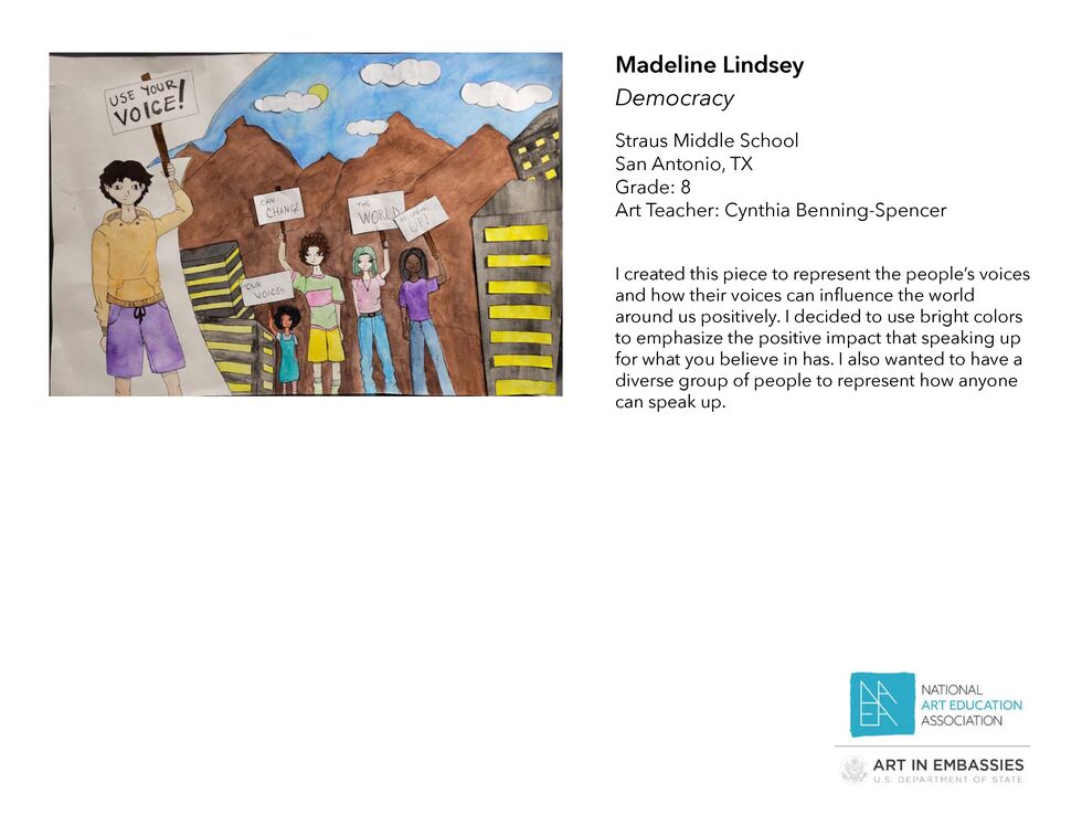 Democracy Collection Student Art Competition Exhibit • National Art