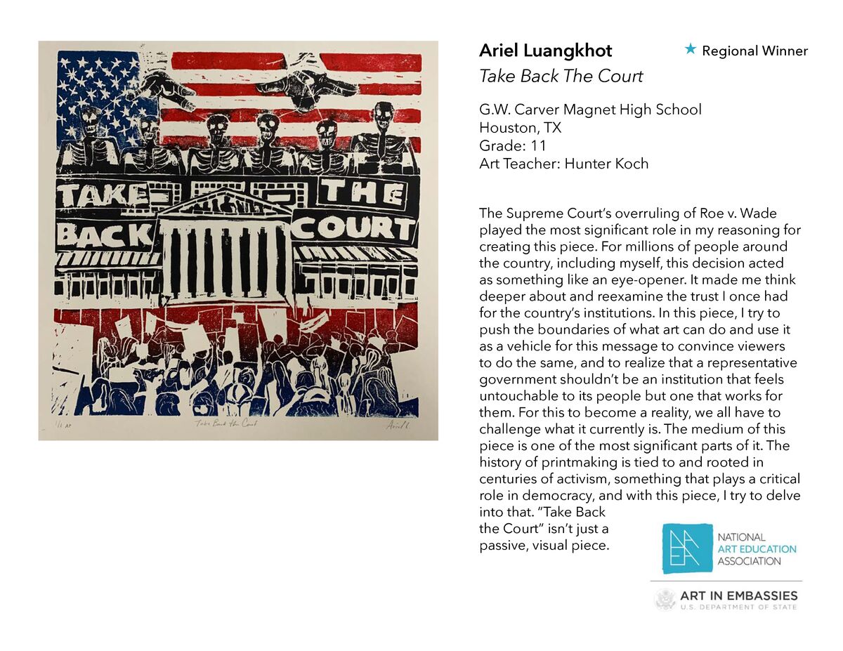 Democracy Collection Student Art Competition Exhibit • National Art