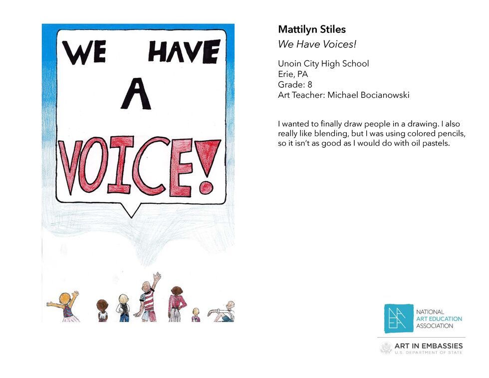 Democracy Collection Student Art Competition Exhibit • National Art