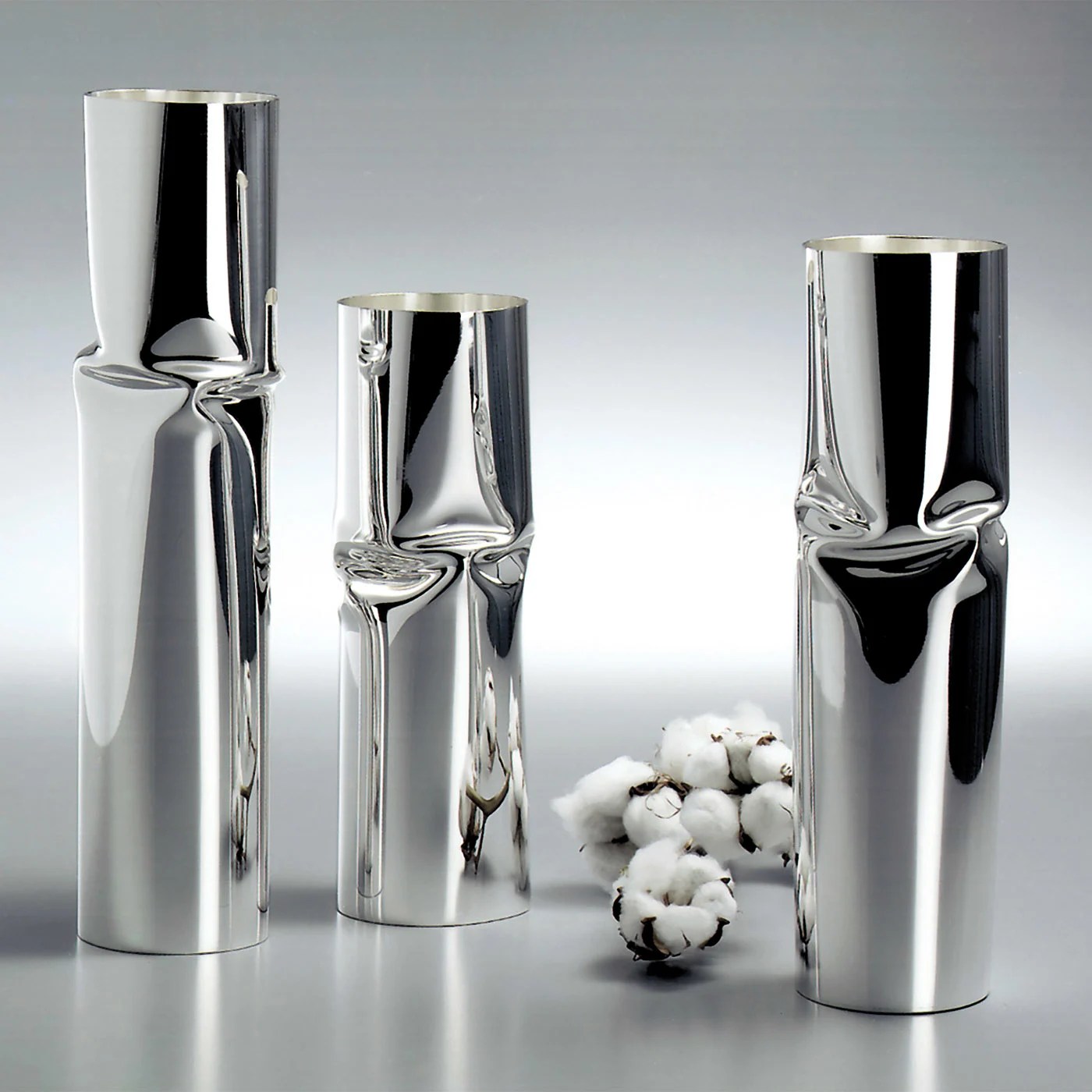 Bamboo Large Cylindrical Vase Mesa Artemest