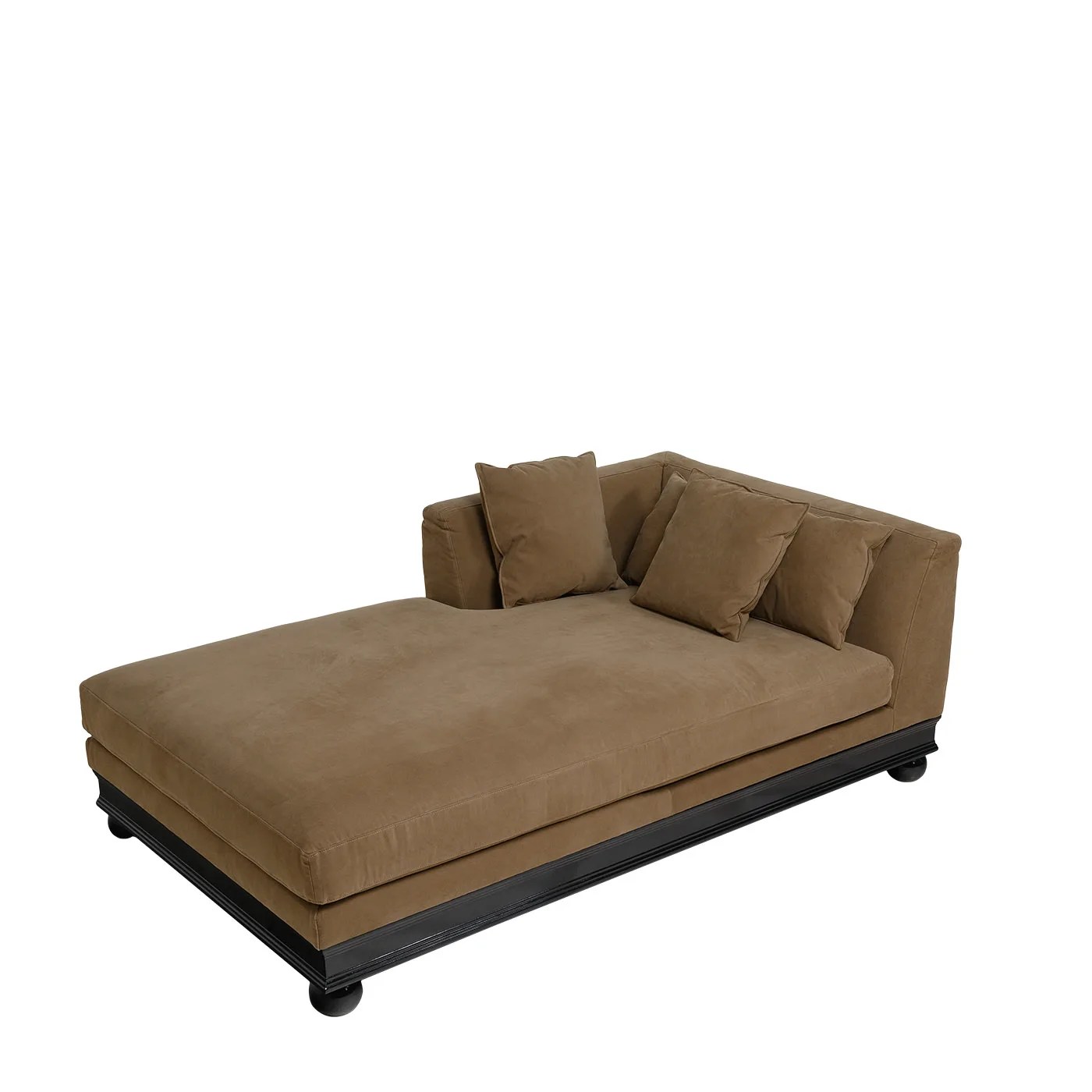 Paris Extra Brown Chaise Longue Chelini Artemest