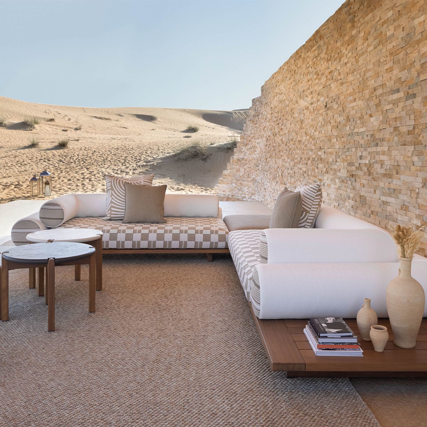 Amar White Coffee Table Jwana Hamdan Artemest