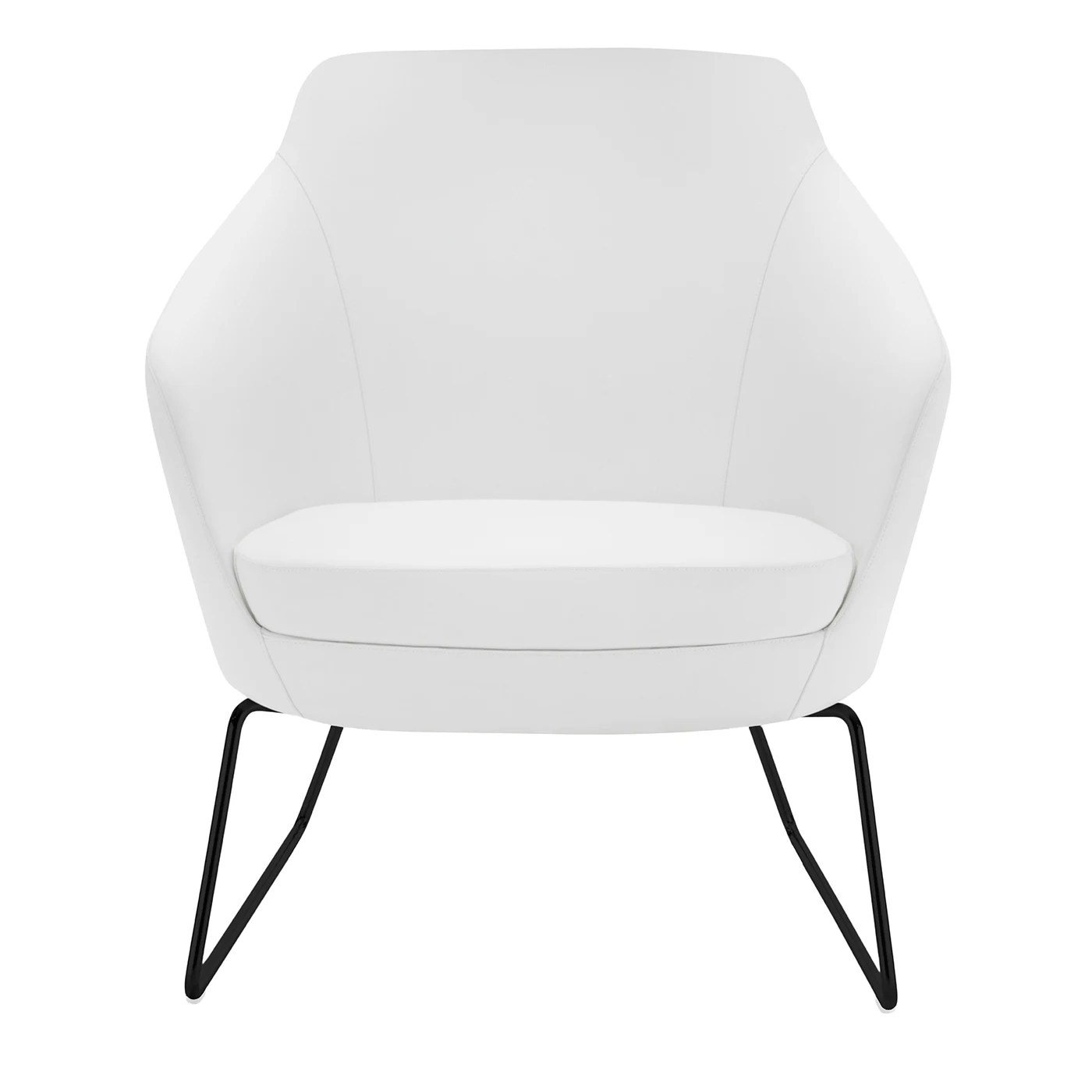 Smoky Low S7 White Armchair Innova Artemest