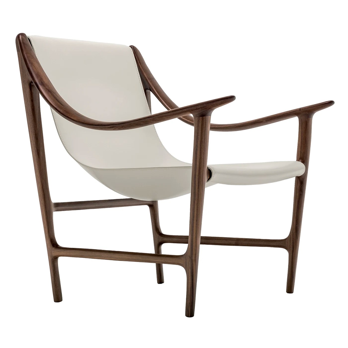 Swing White Armchair Artemest