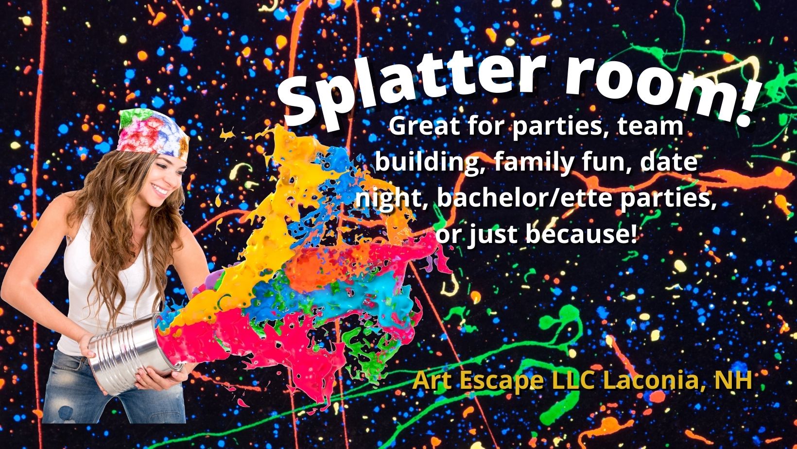 Splatter Painting Art Escape