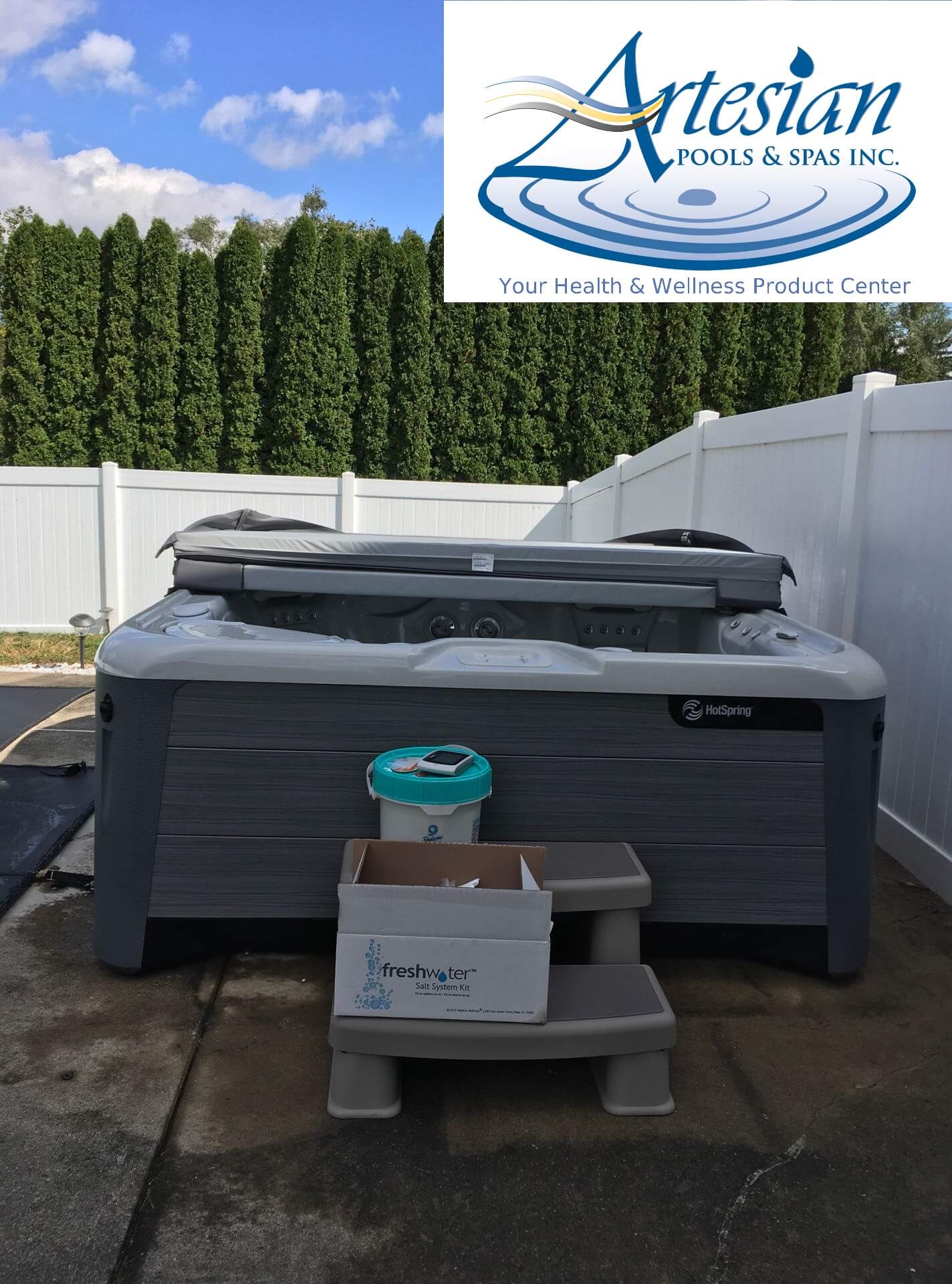 Hot Tub Delivery & Installation Gallery Artesian Pools & Spas