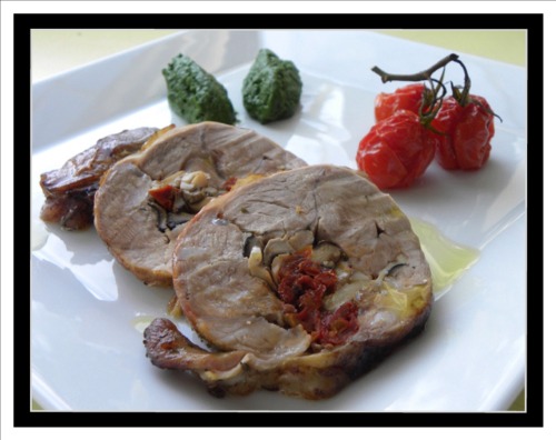 Puglia e Basilicata a tavola Agnello arrosto farcito ai cardoncelli