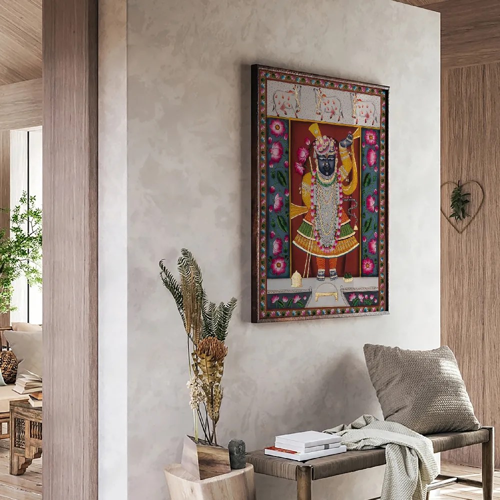 Buy Framed Wall Art Painting Titled PICHWAI Licensed Art Print on Canvas