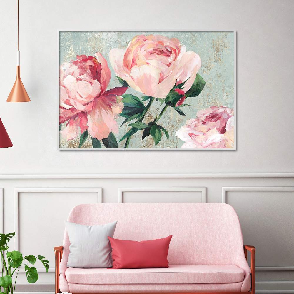 Buy Framed Wall Art Painting Titled Blue Crystalline Licensed Art