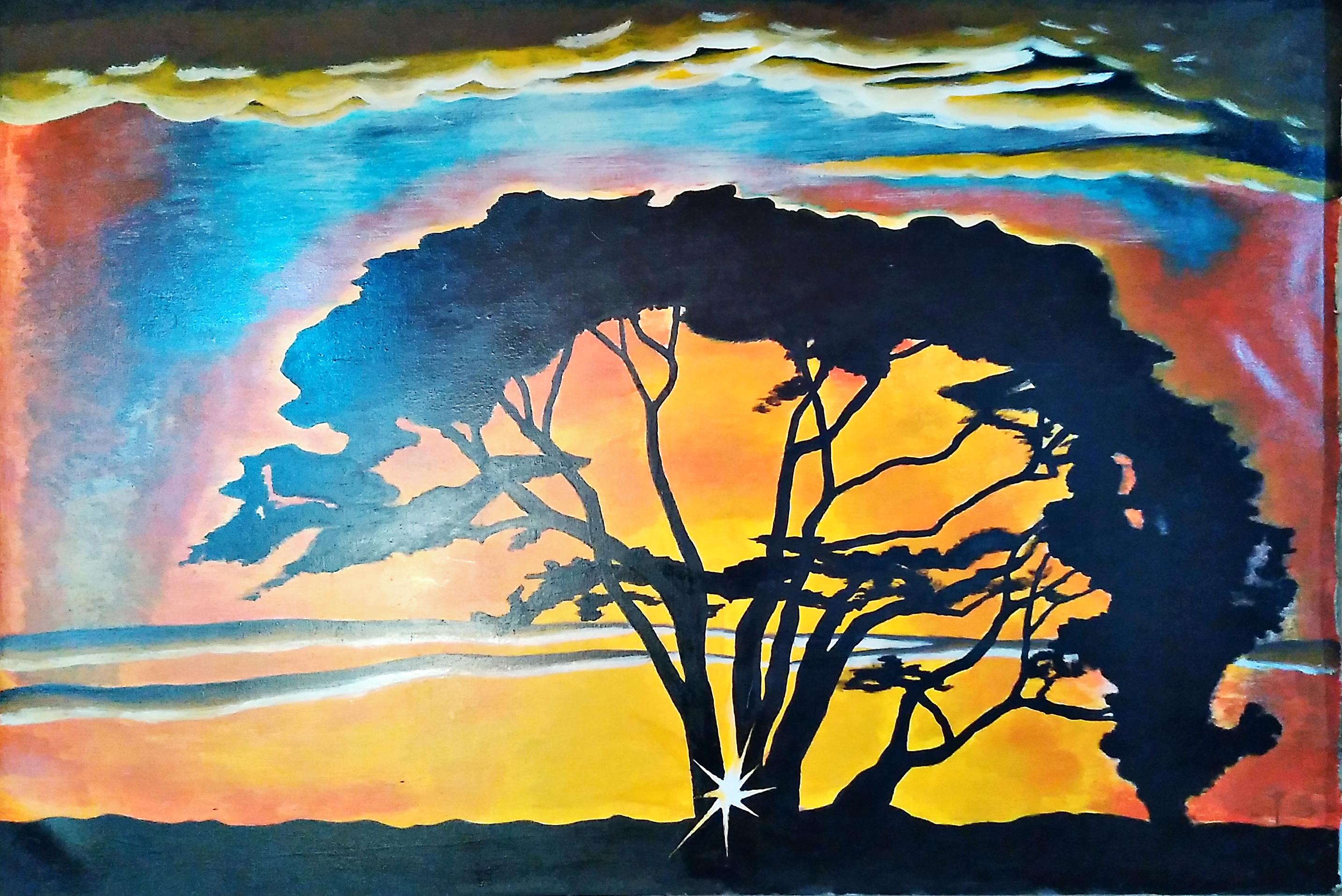 African Sunset ArtExpress