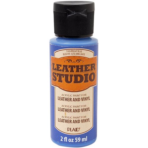 71416 LEATHER STUDIO BRIGHT BLUE 2 OZ Arte y Hobby