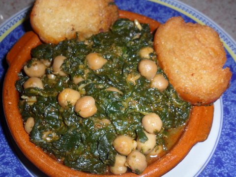 ESPINACAS CON GARBANZOS