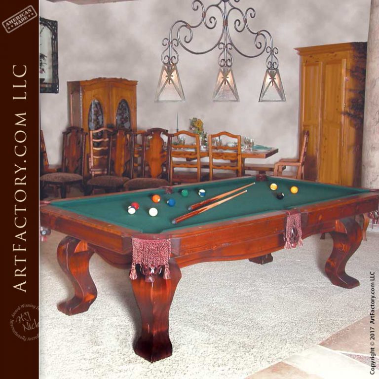 Custom Solid Wood Pool Tables Handmade By Master Craftsmen