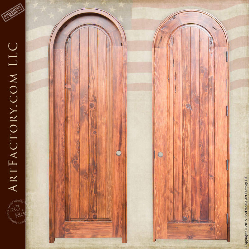 Solid Wood Arched Door Custom, Simple, High Quality Designs
